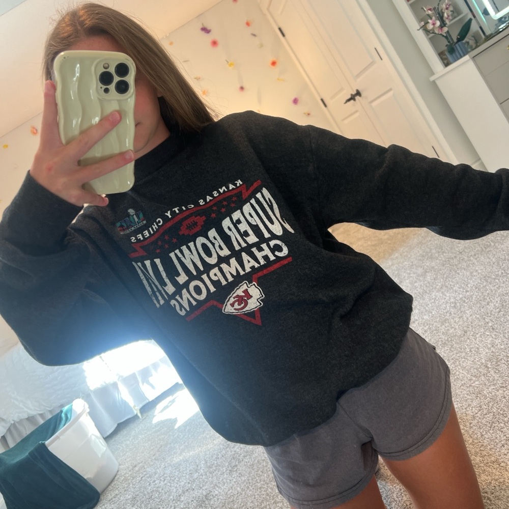 Majestic Black Super Bowl LIV Champion Sweatshirt